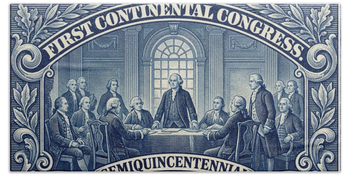 First Continental Congress 3c - Beach Towel