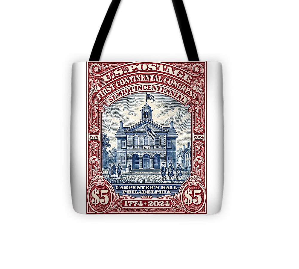 First Continental Congress $5 1 - Tote Bag