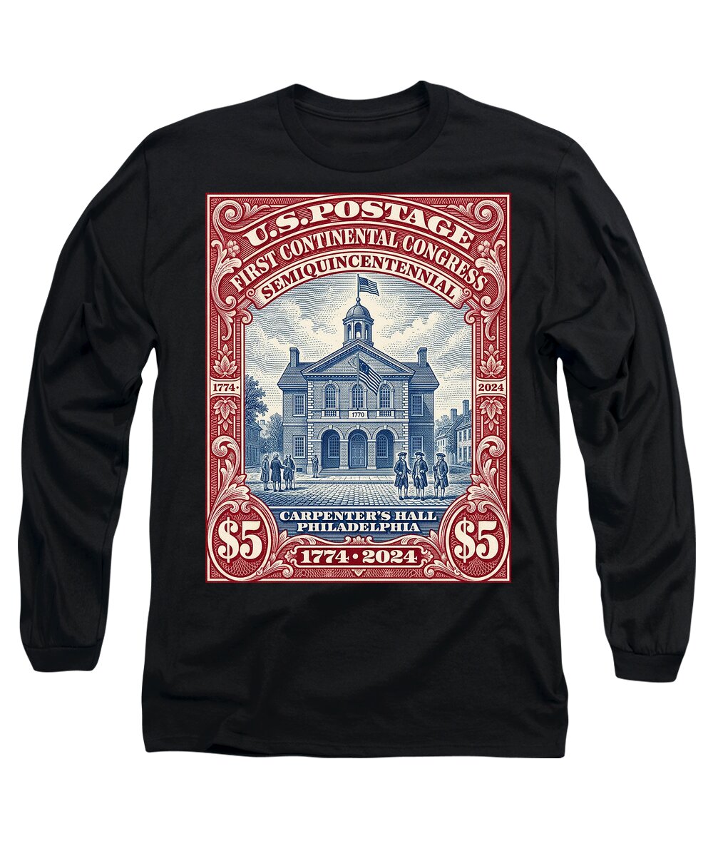 First Continental Congress $5 1 - Long Sleeve T-Shirt