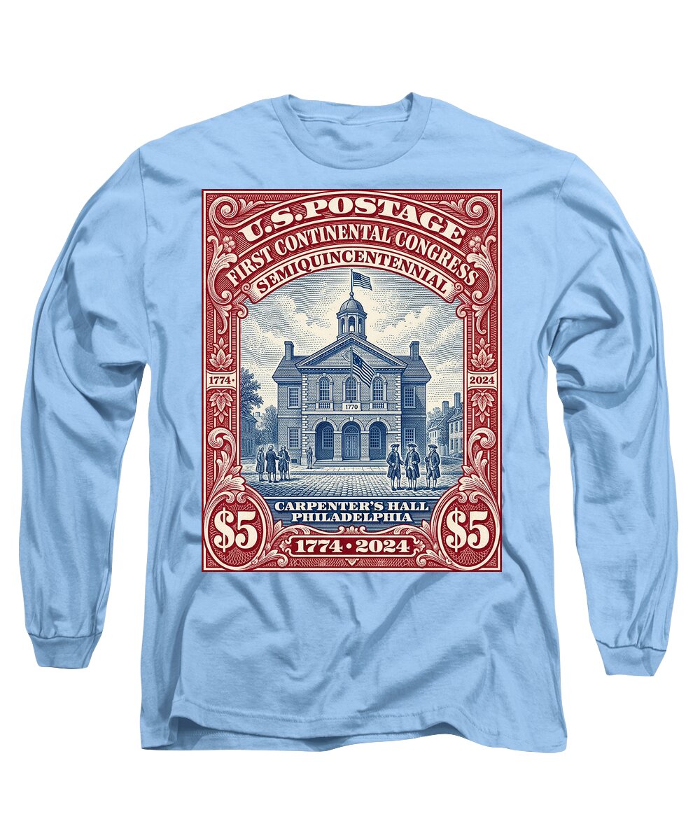 First Continental Congress $5 1 - Long Sleeve T-Shirt