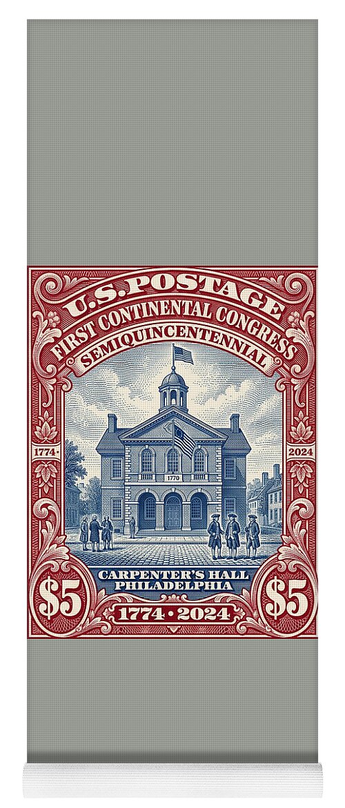 First Continental Congress $5 1 - Yoga Mat