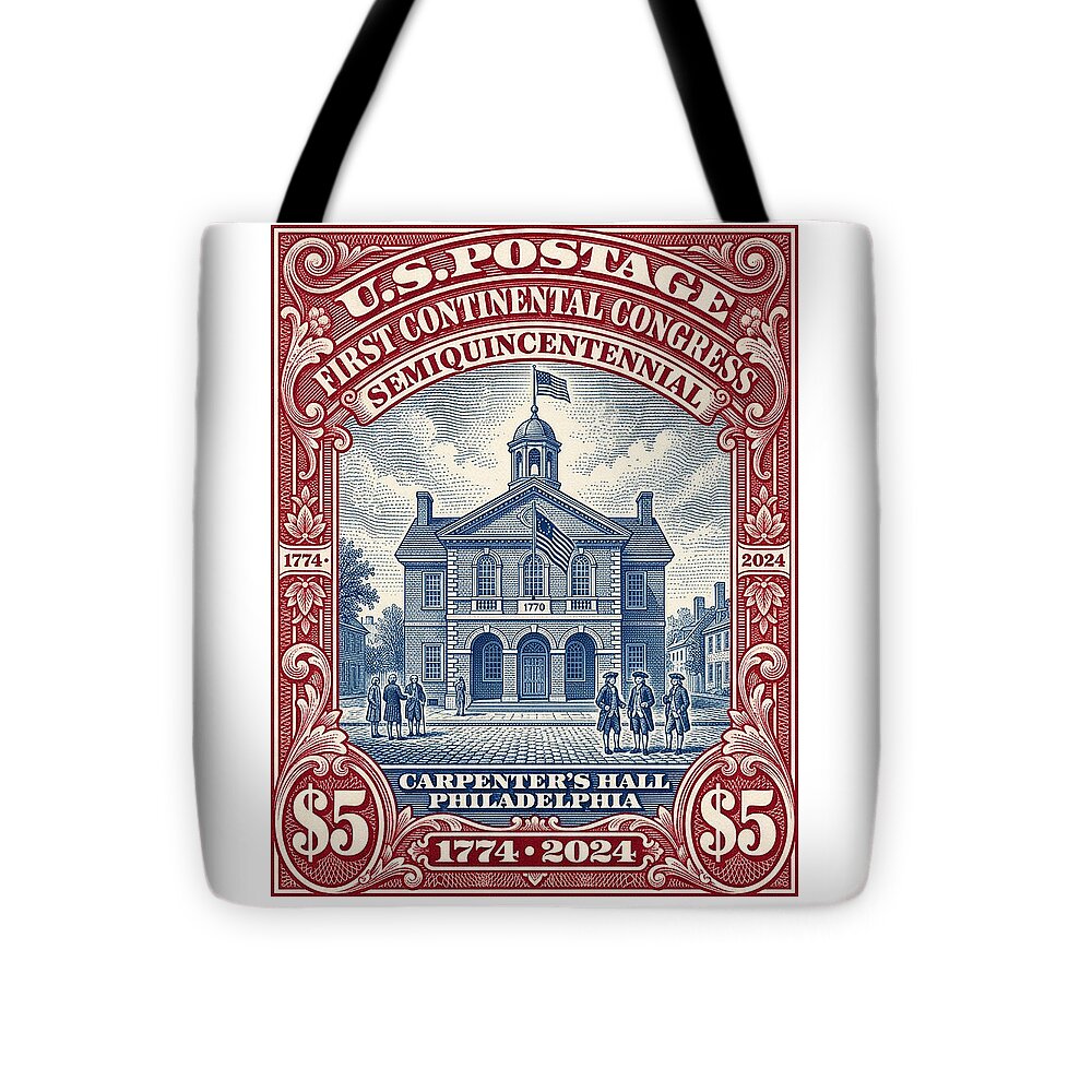 First Continental Congress $5 1 - Tote Bag