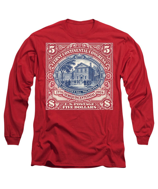 First Continental Congress $5 2 - Long Sleeve T-Shirt