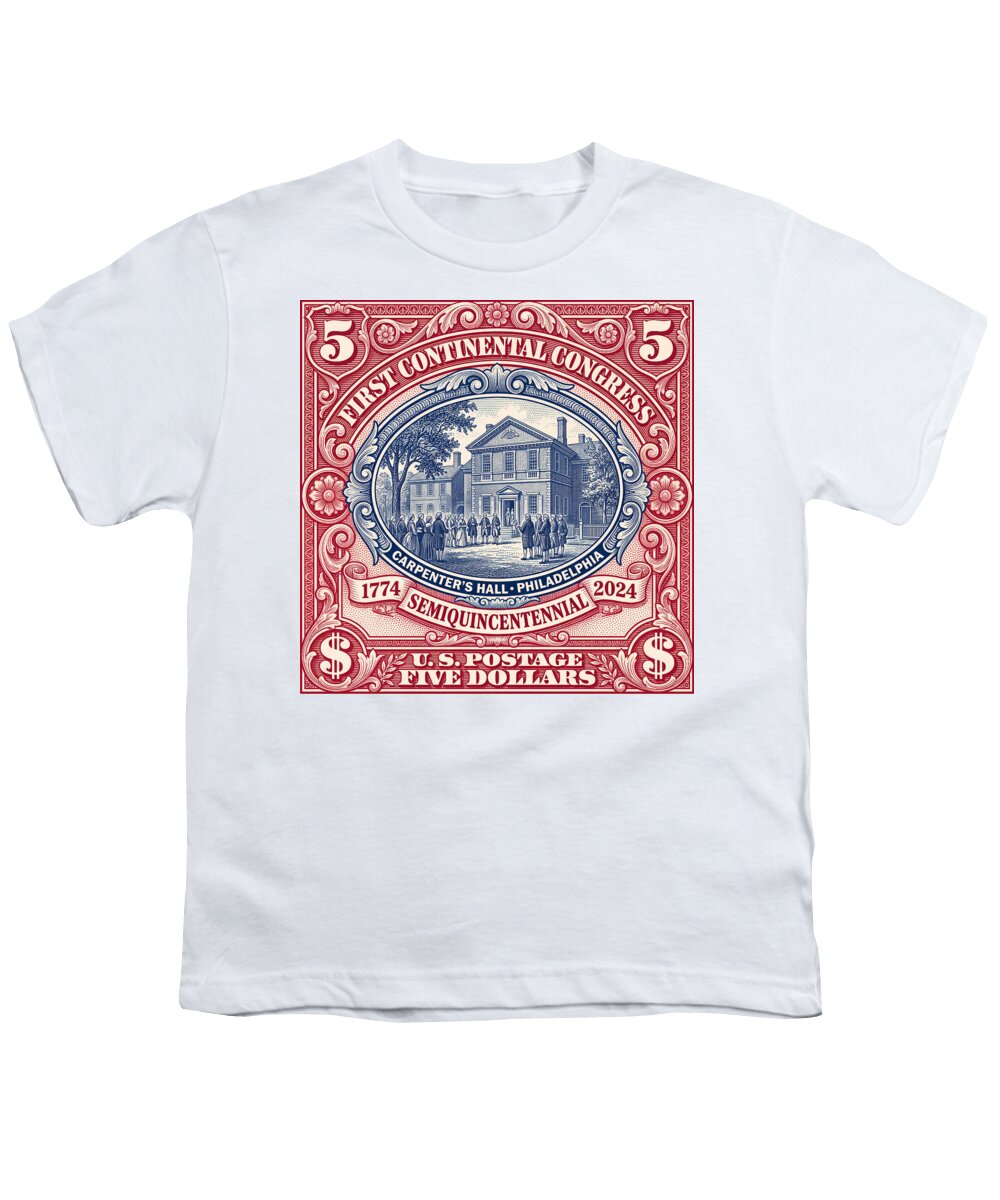 First Continental Congress $5 2 - Youth T-Shirt