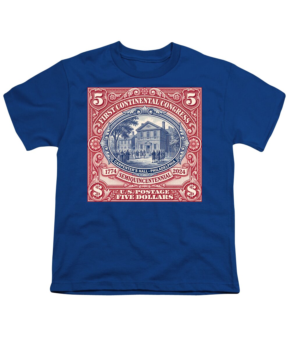 First Continental Congress $5 2 - Youth T-Shirt