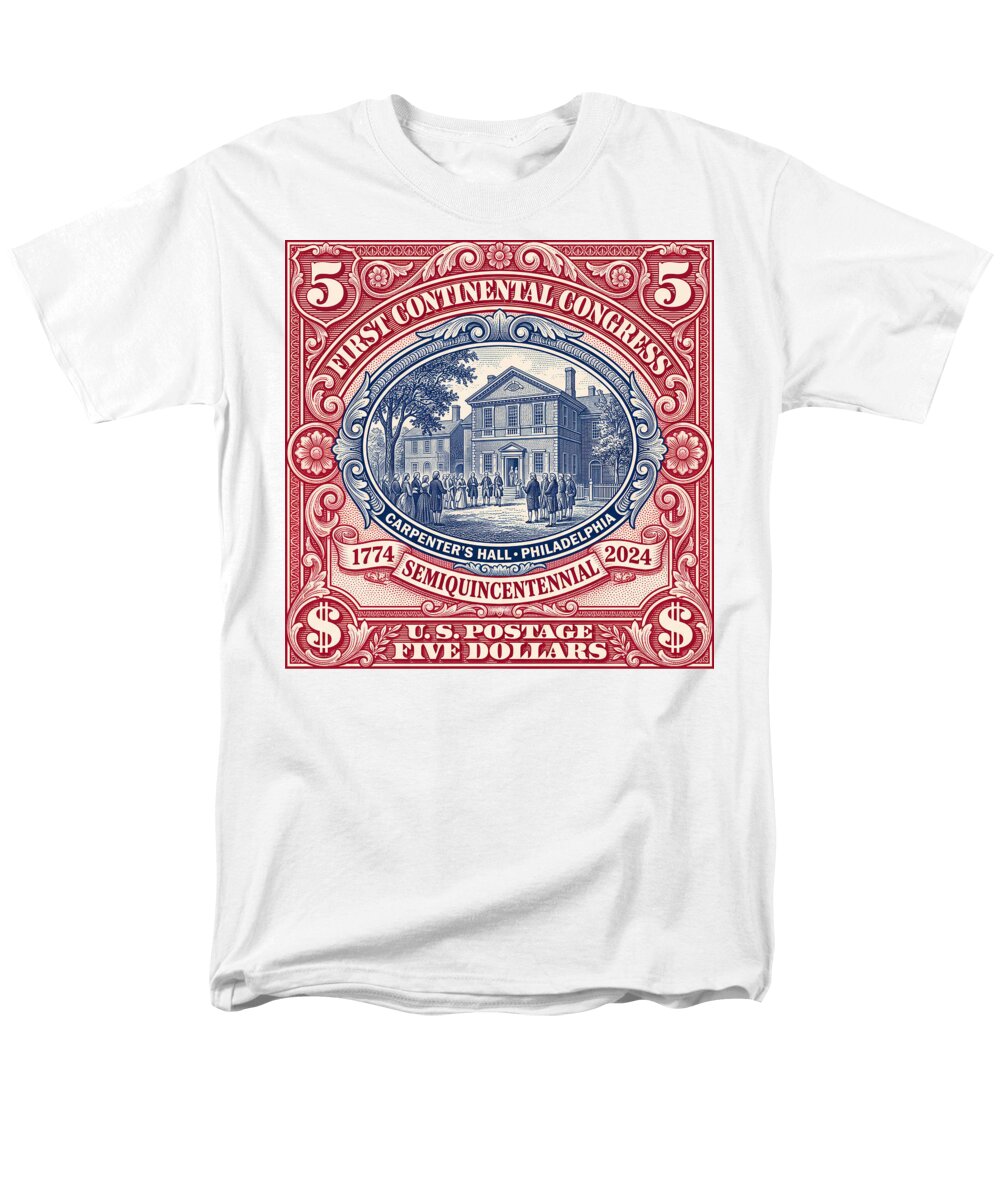First Continental Congress $5 2 - Men's T-Shirt  (Regular Fit)