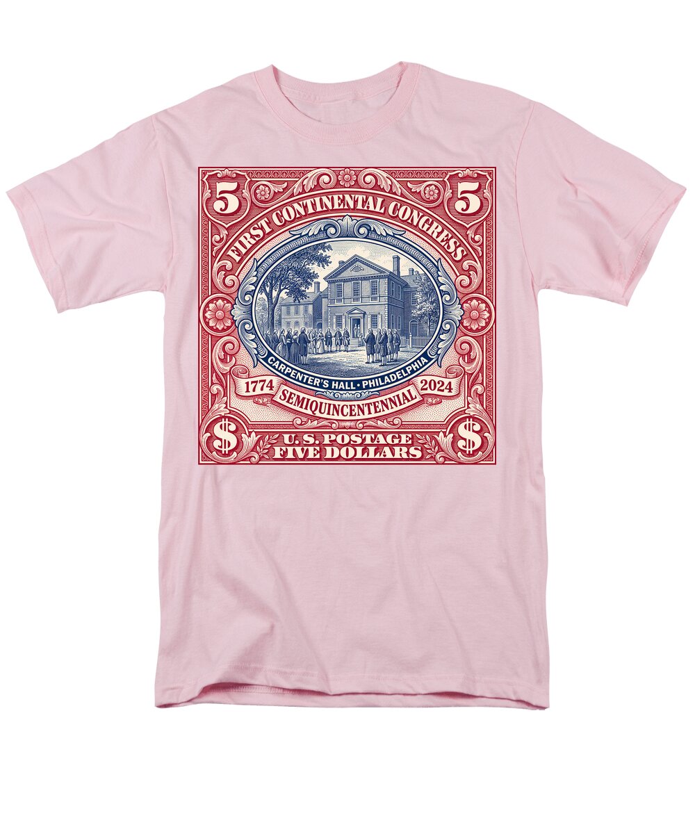 First Continental Congress $5 2 - Men's T-Shirt  (Regular Fit)