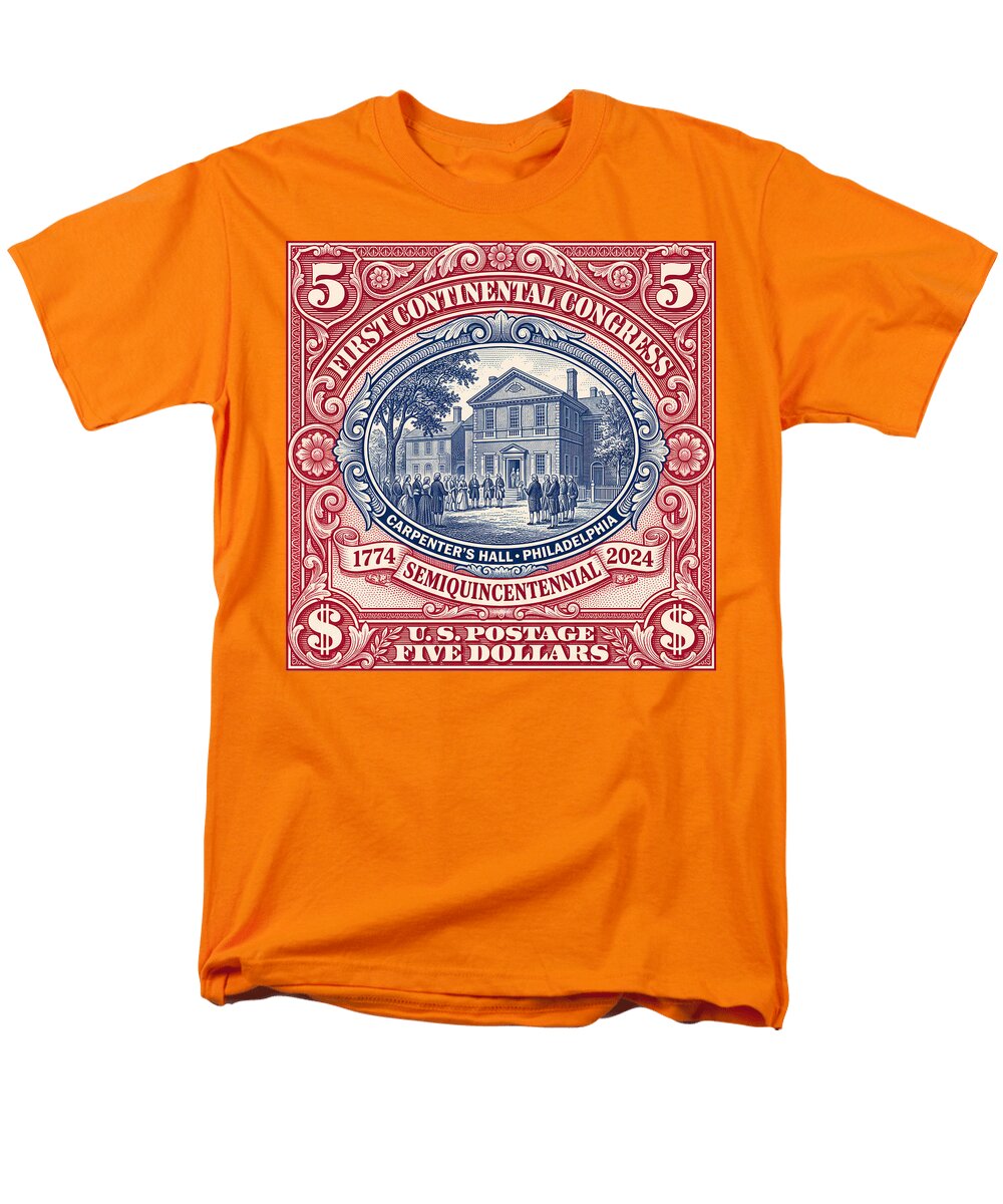 First Continental Congress $5 2 - Men's T-Shirt  (Regular Fit)