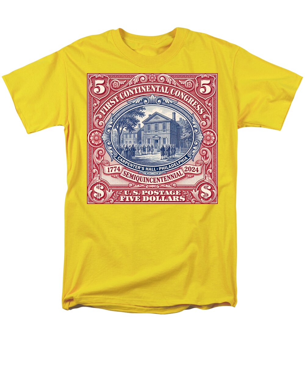 First Continental Congress $5 2 - Men's T-Shirt  (Regular Fit)