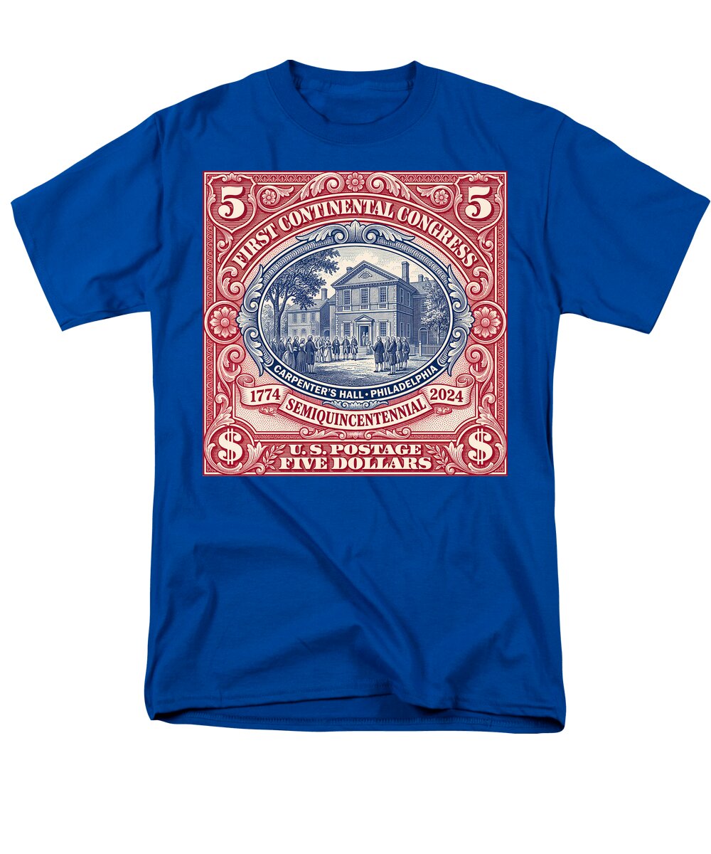 First Continental Congress $5 2 - Men's T-Shirt  (Regular Fit)