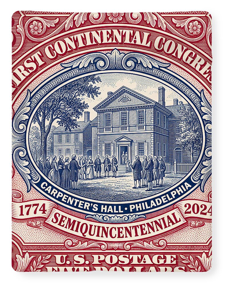 First Continental Congress $5 2 - Blanket