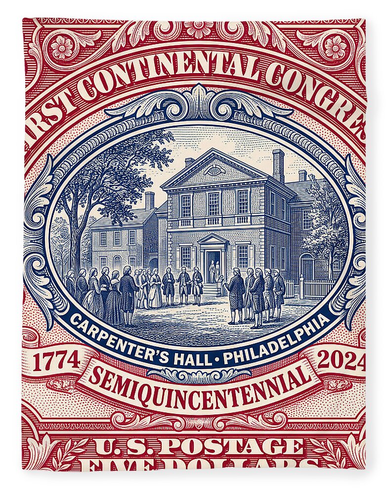 First Continental Congress $5 2 - Blanket