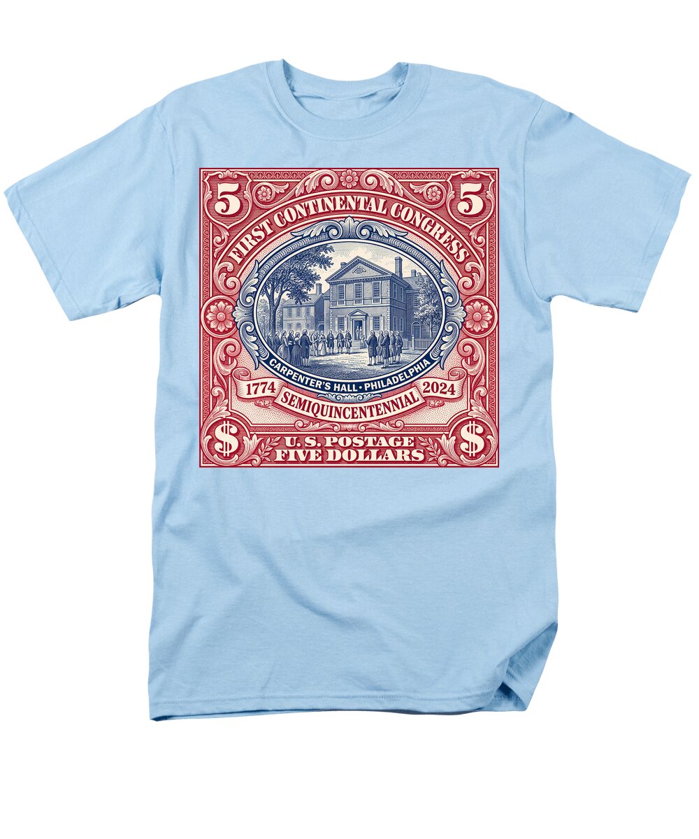 First Continental Congress $5 2 - Men's T-Shirt  (Regular Fit)