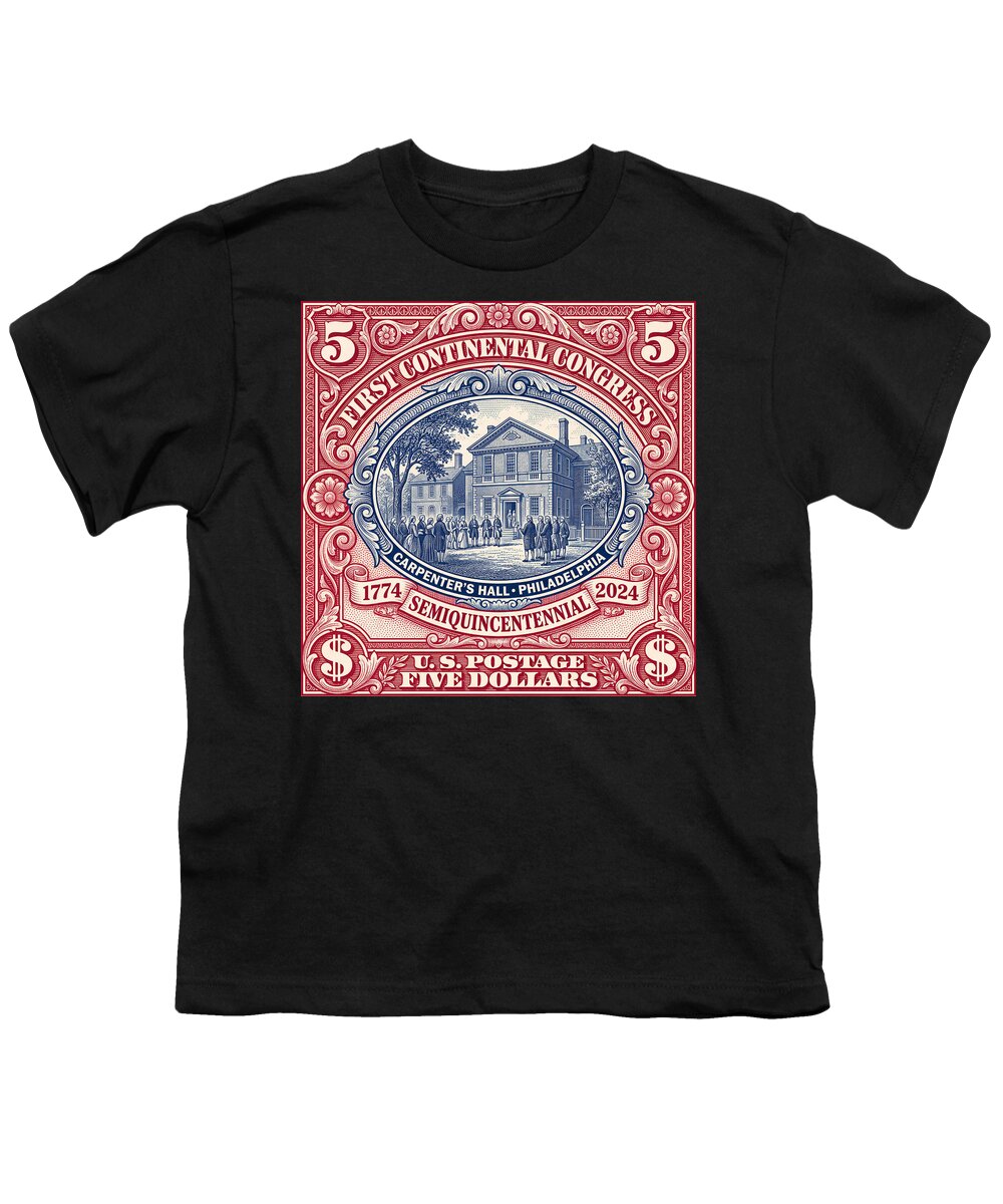 First Continental Congress $5 2 - Youth T-Shirt