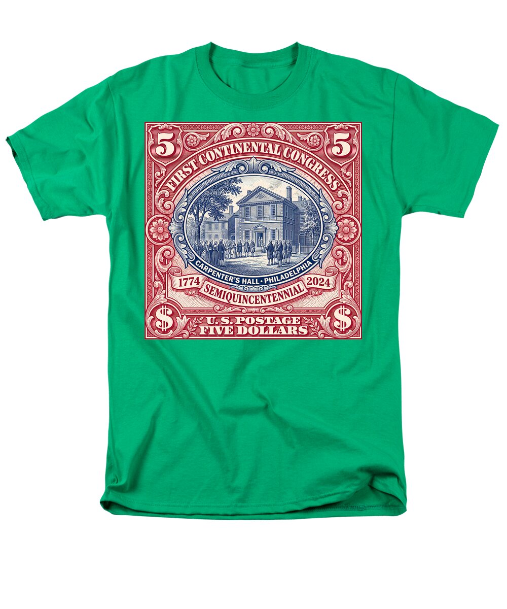 First Continental Congress $5 2 - Men's T-Shirt  (Regular Fit)