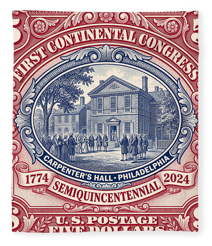 First Continental Congress $5 2 - Blanket