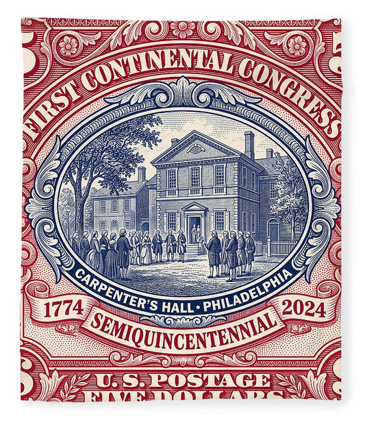 First Continental Congress $5 2 - Blanket