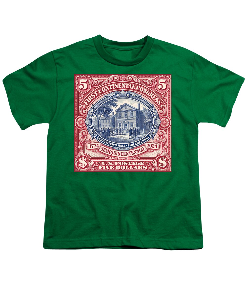 First Continental Congress $5 2 - Youth T-Shirt