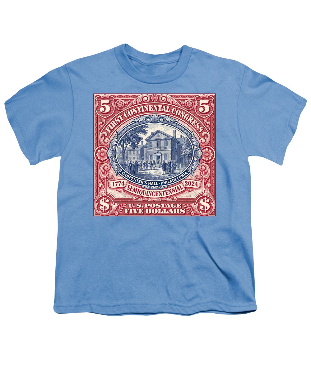 First Continental Congress $5 2 - Youth T-Shirt