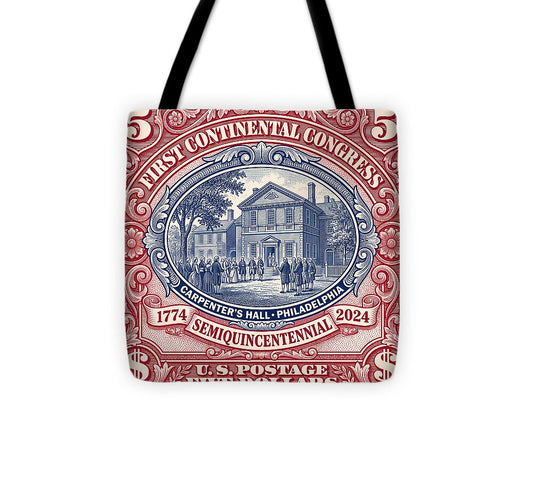 First Continental Congress $5 2 - Tote Bag