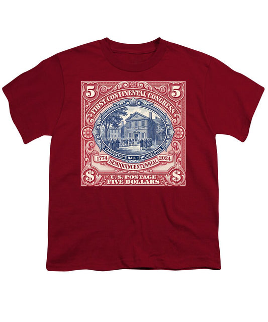 First Continental Congress $5 2 - Youth T-Shirt