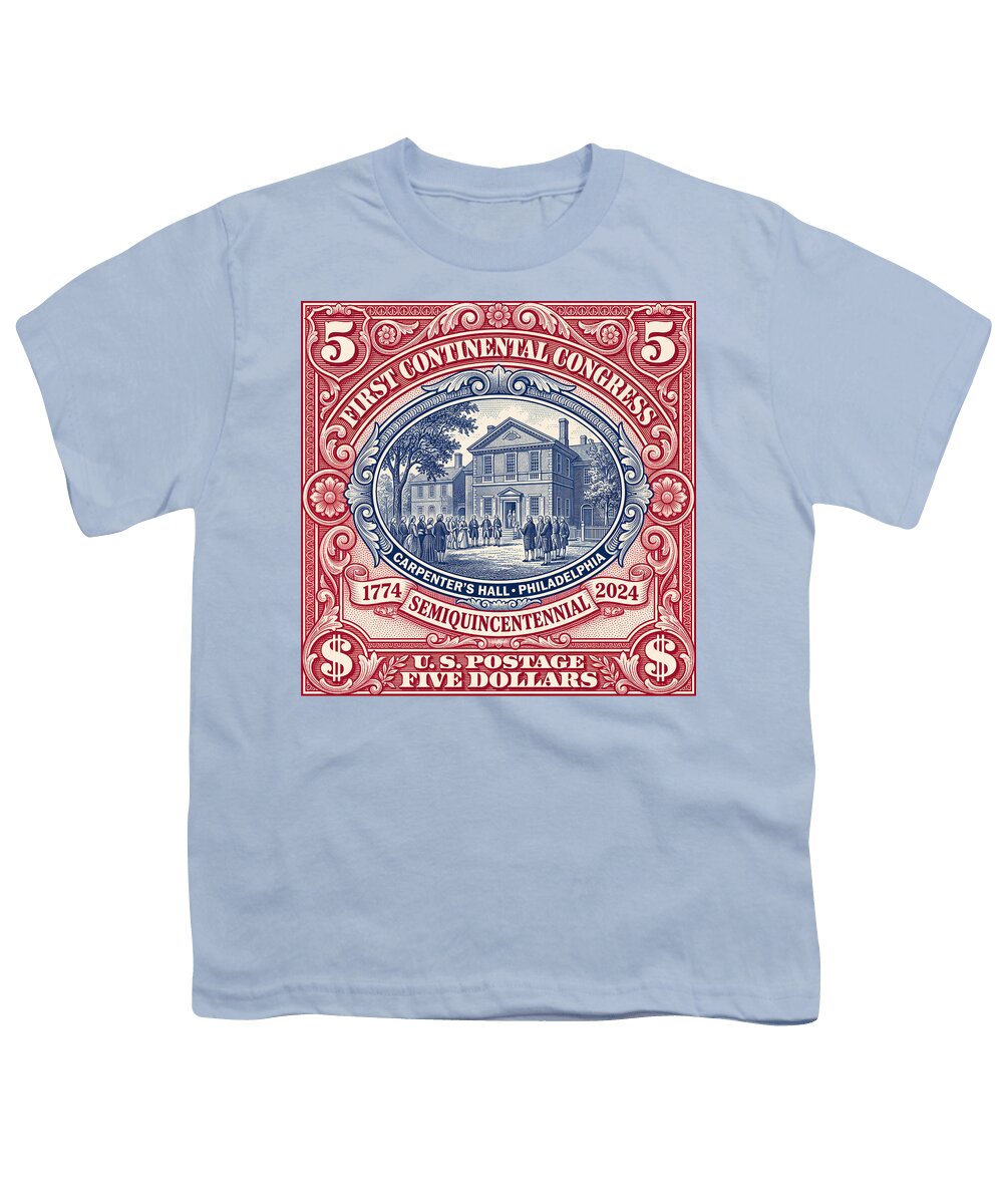 First Continental Congress $5 2 - Youth T-Shirt