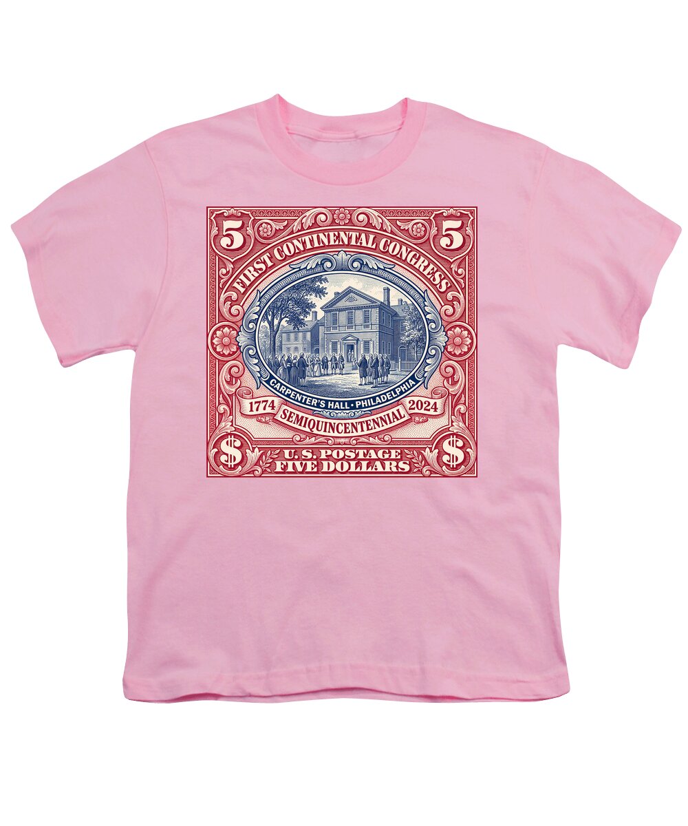 First Continental Congress $5 2 - Youth T-Shirt