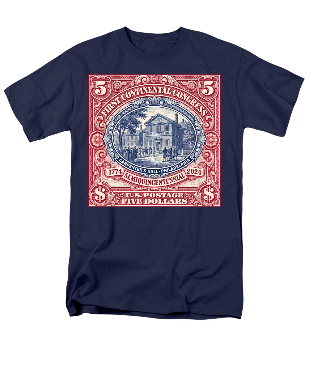 First Continental Congress $5 2 - Men's T-Shirt  (Regular Fit)