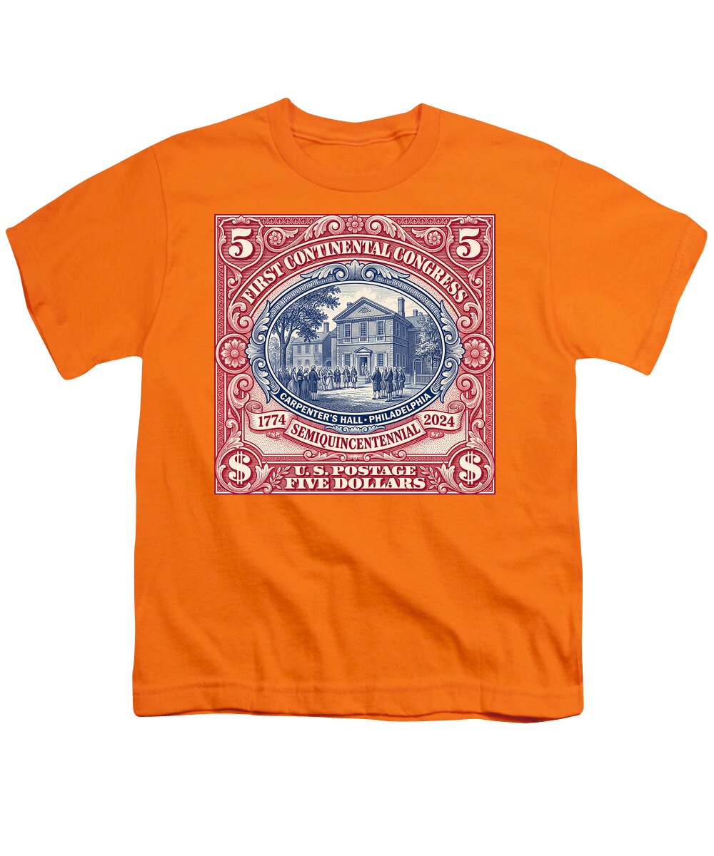 First Continental Congress $5 2 - Youth T-Shirt