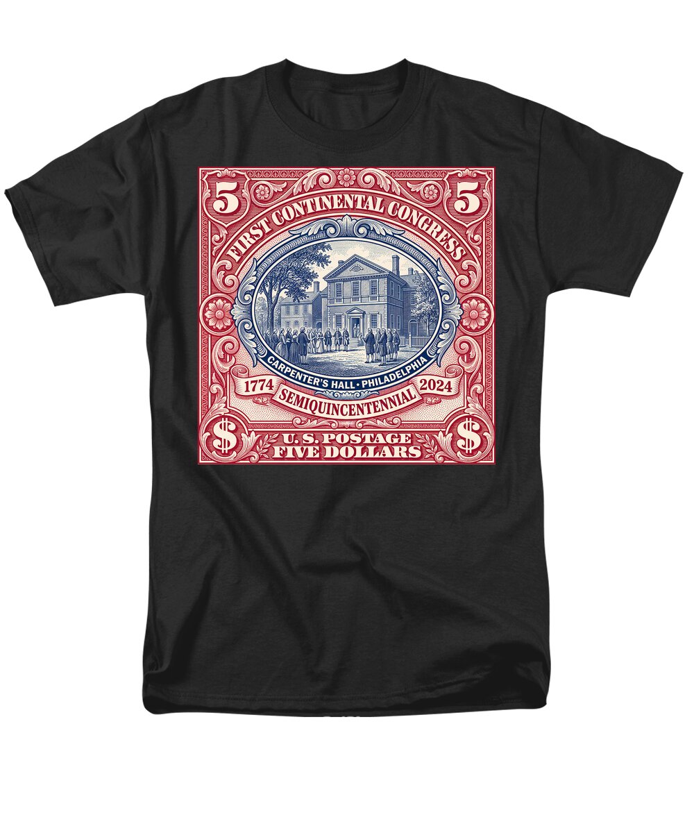 First Continental Congress $5 2 - Men's T-Shirt  (Regular Fit)