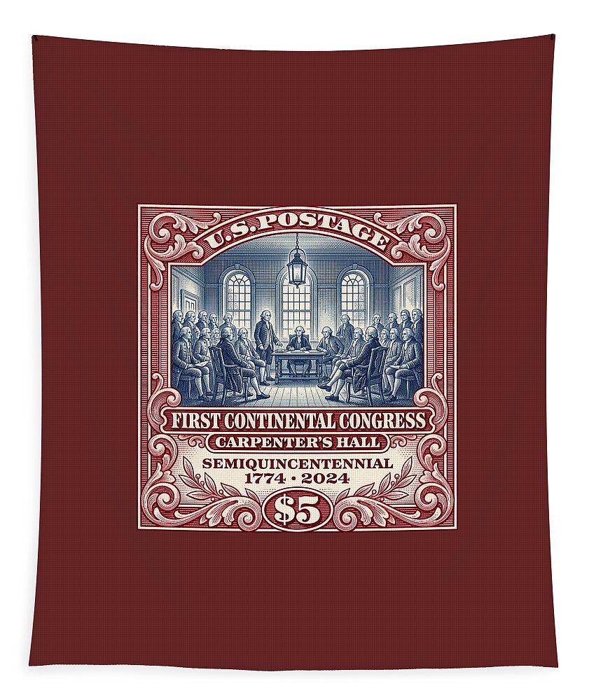 First Continental Congress $5 - Tapestry