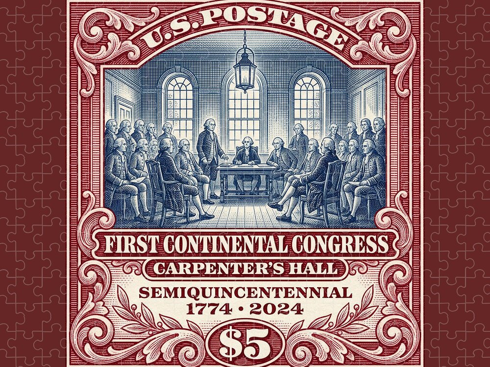 First Continental Congress $5 - Puzzle
