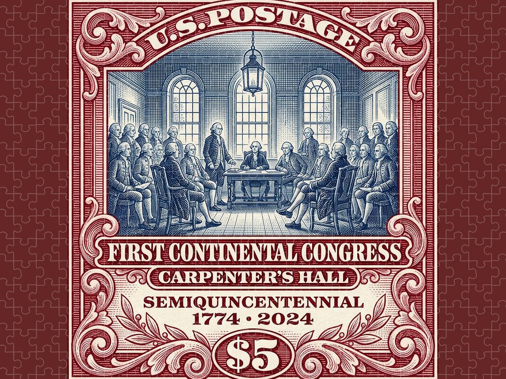 First Continental Congress $5 - Puzzle