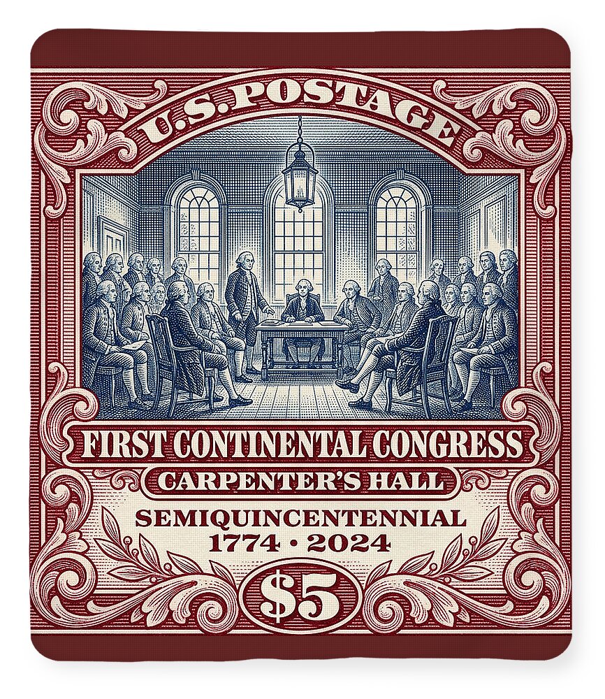 First Continental Congress $5 - Blanket