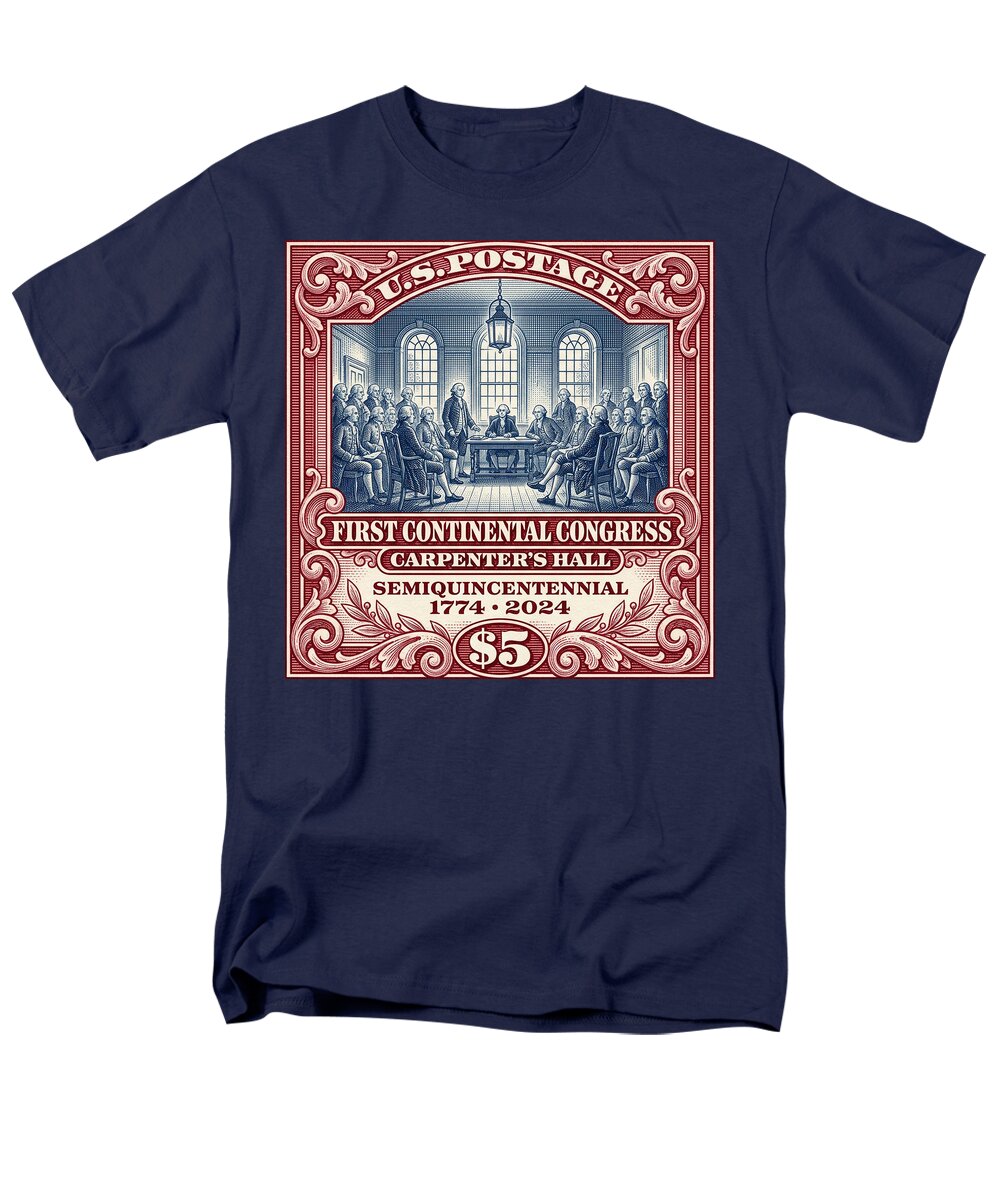First Continental Congress $5 - Men's T-Shirt  (Regular Fit)