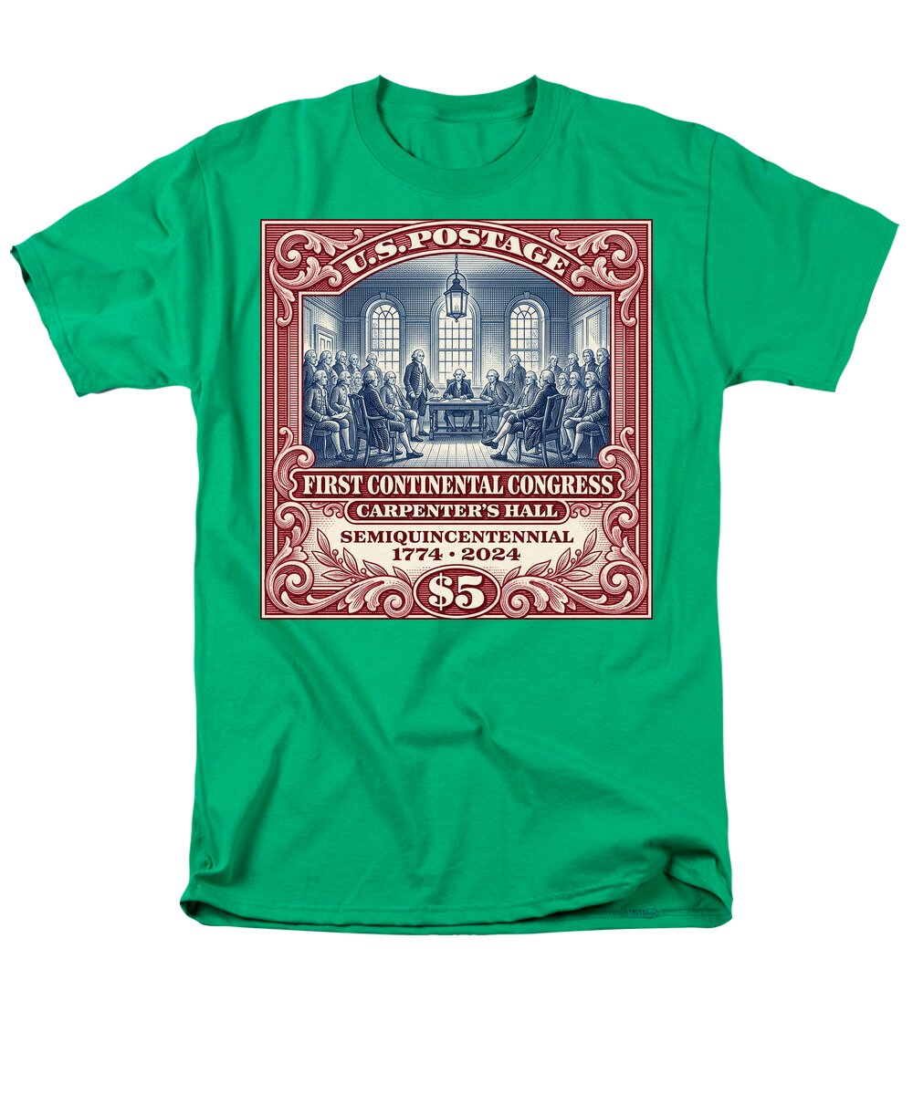First Continental Congress $5 - Men's T-Shirt  (Regular Fit)