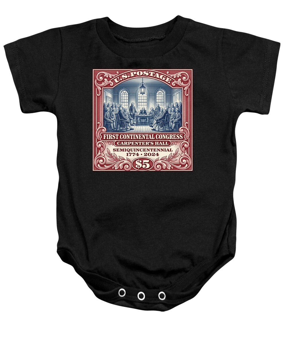 First Continental Congress $5 - Baby One-Piece