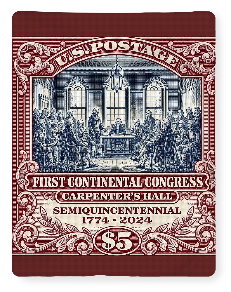 First Continental Congress $5 - Blanket