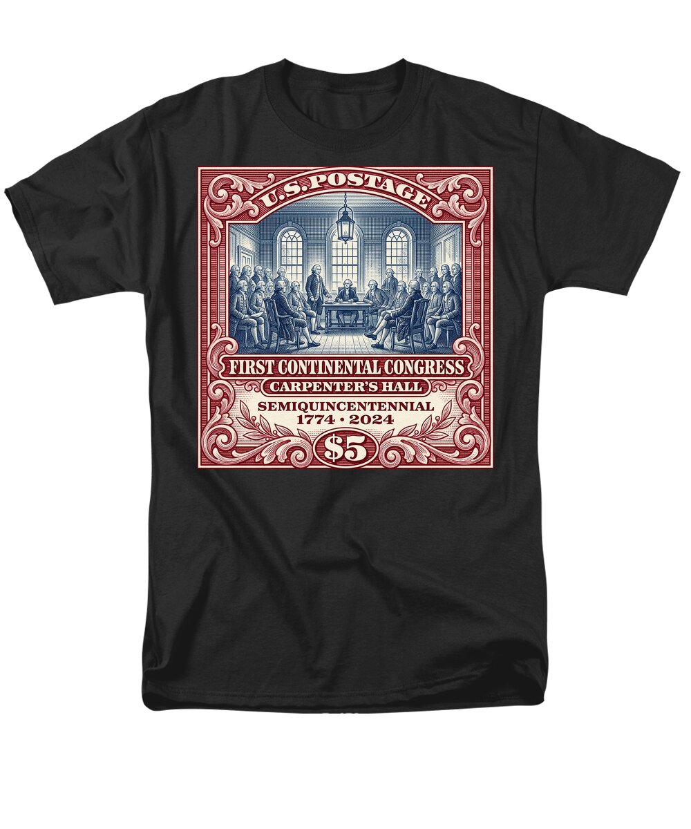 First Continental Congress $5 - Men's T-Shirt  (Regular Fit)