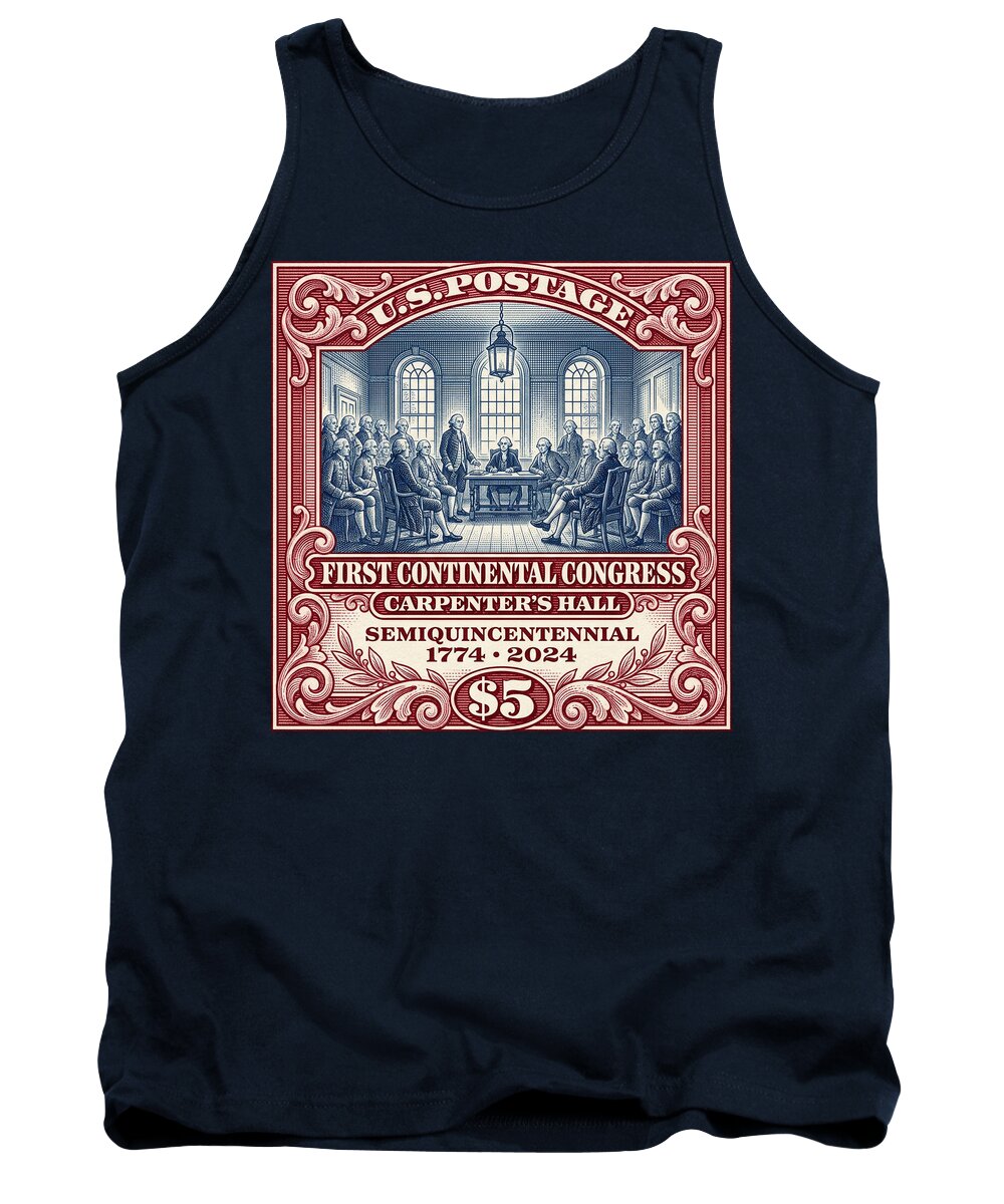 First Continental Congress $5 - Tank Top