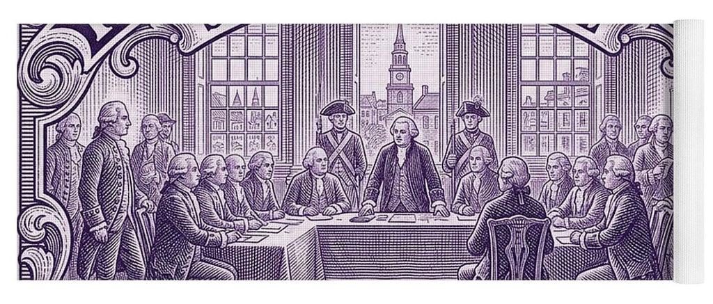First Continental Congress 5c - Yoga Mat