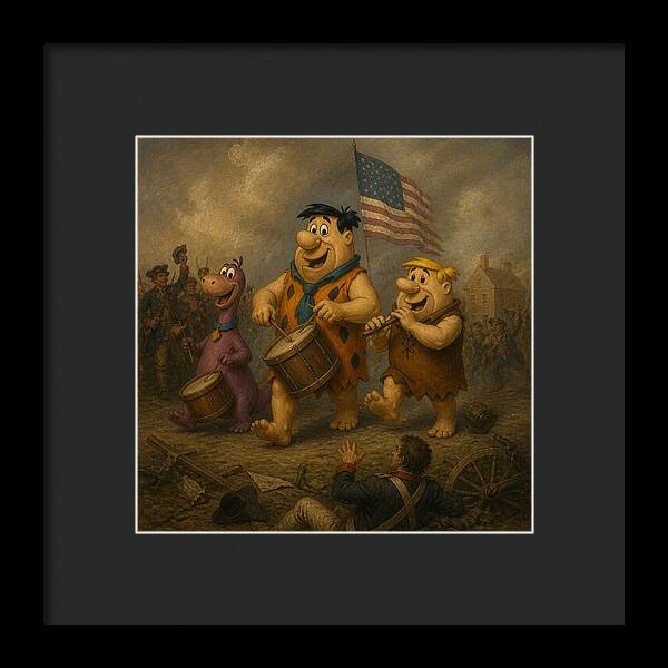 Flintstones 76 - Framed Print