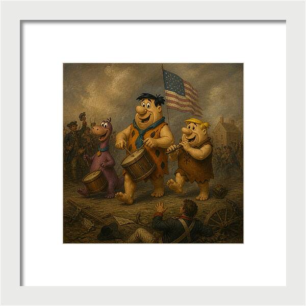Flintstones 76 - Framed Print