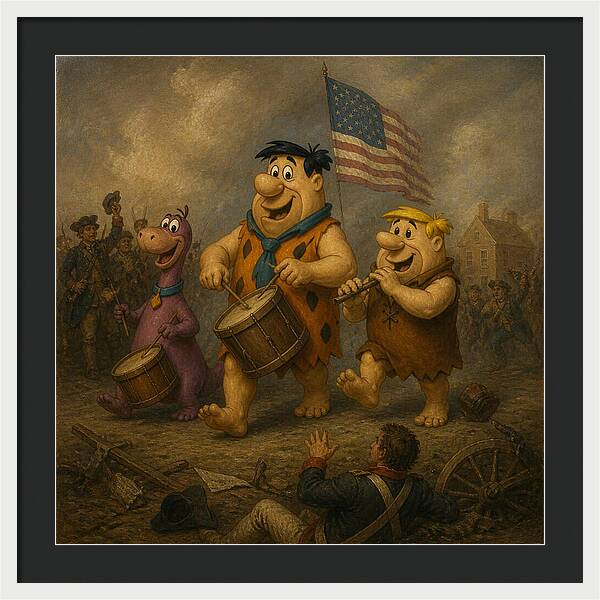Flintstones 76 - Framed Print