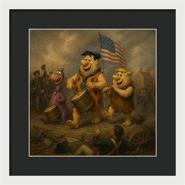 Flintstones 76 - Framed Print