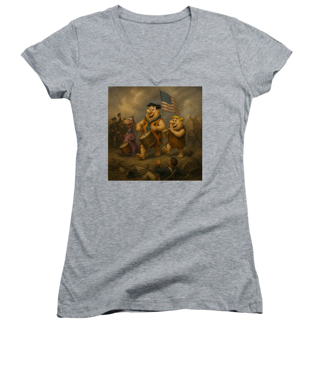 Flintstones 76 - Women's V-Neck