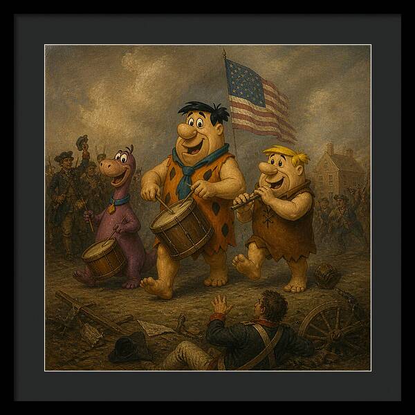 Flintstones 76 - Framed Print