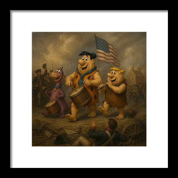 Flintstones 76 - Framed Print