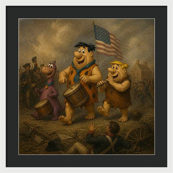 Flintstones 76 - Framed Print