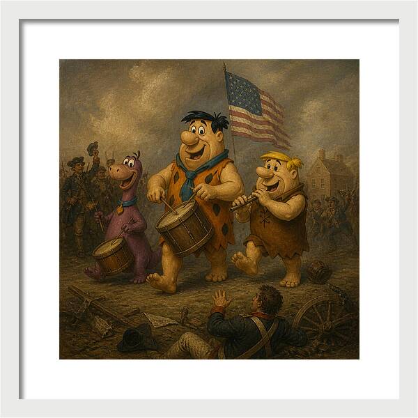 Flintstones 76 - Framed Print